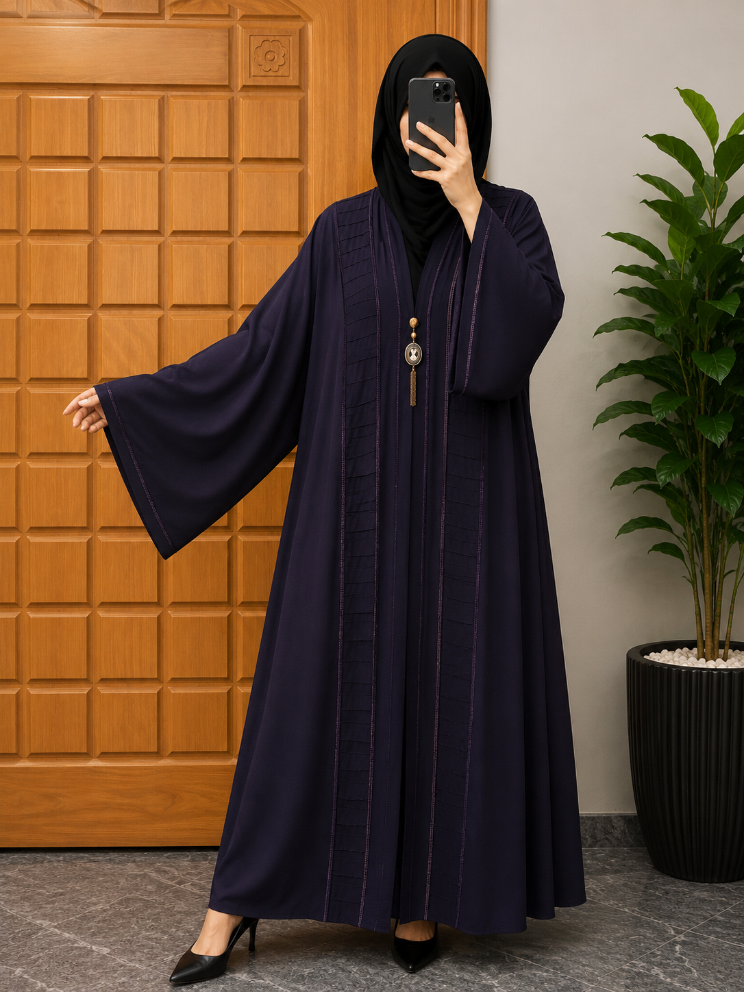 Andaaz Elegant Embroidered Design Abaya